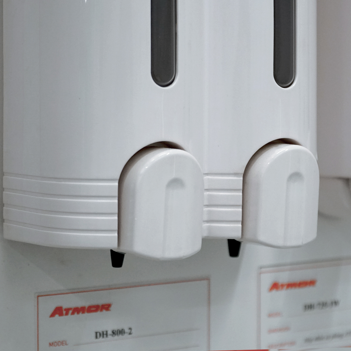 Hộp nhấn xà phòng đôi 400mlx2 ATMOR DH-800-2 (DH8002)
