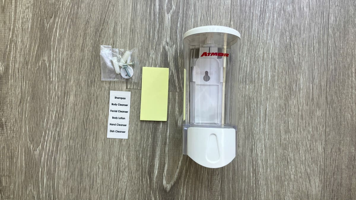 Hộp nhấn xà phòng 500ml ATMOR DH-SBD-101W (DHSBD101W)