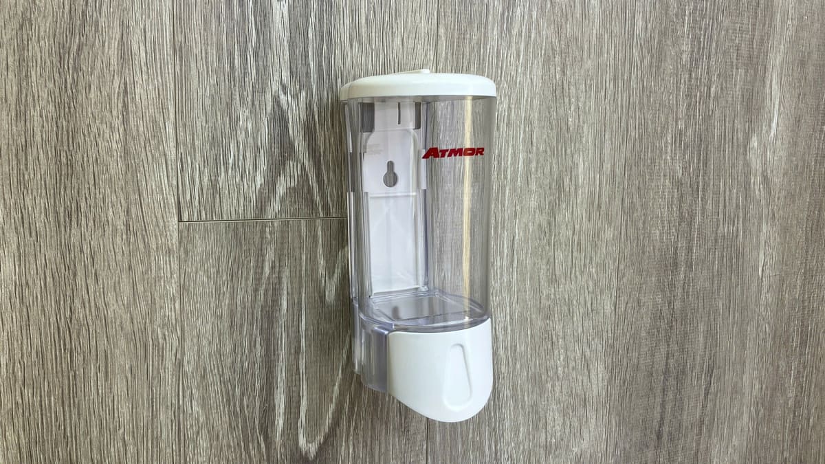 Hộp nhấn xà phòng 500ml ATMOR DH-SBD-101W (DHSBD101W)
