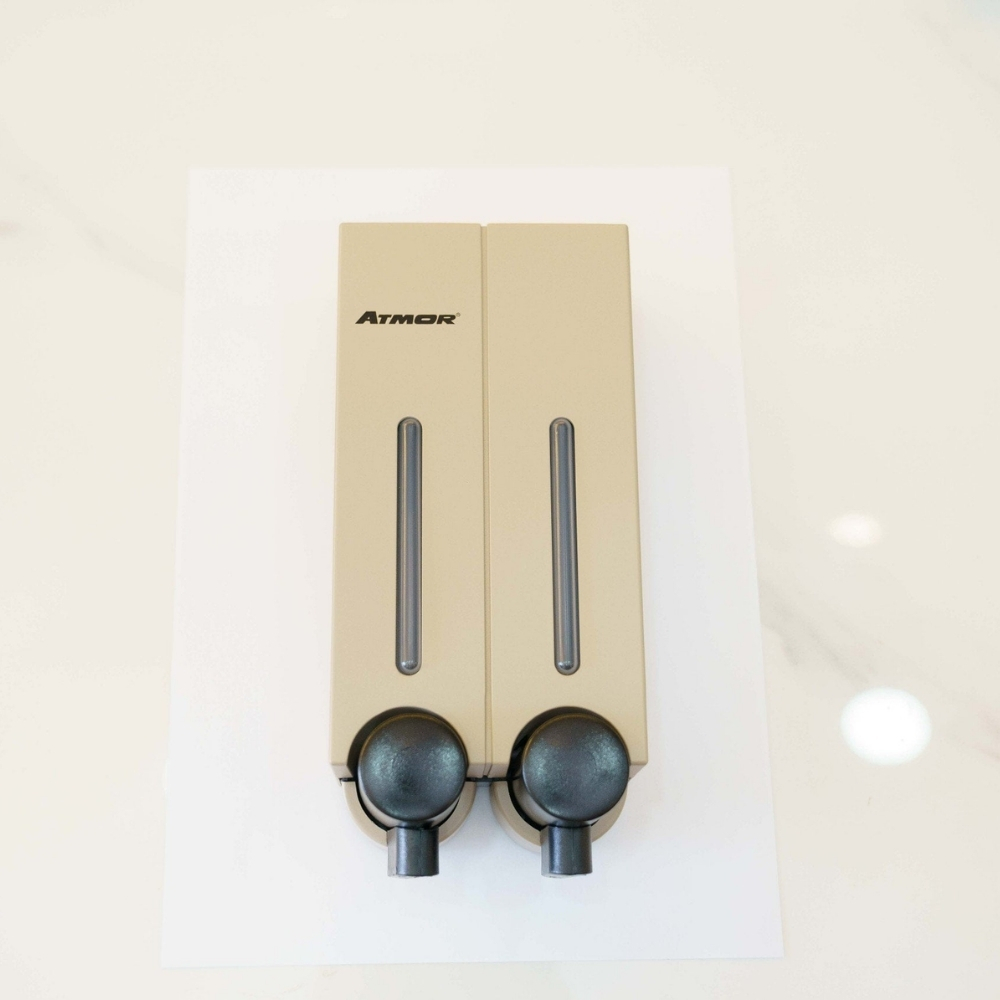 Hộp nhấn xà phòng 2 hộc ATMOR HP-725-2MT (HP7252MT)