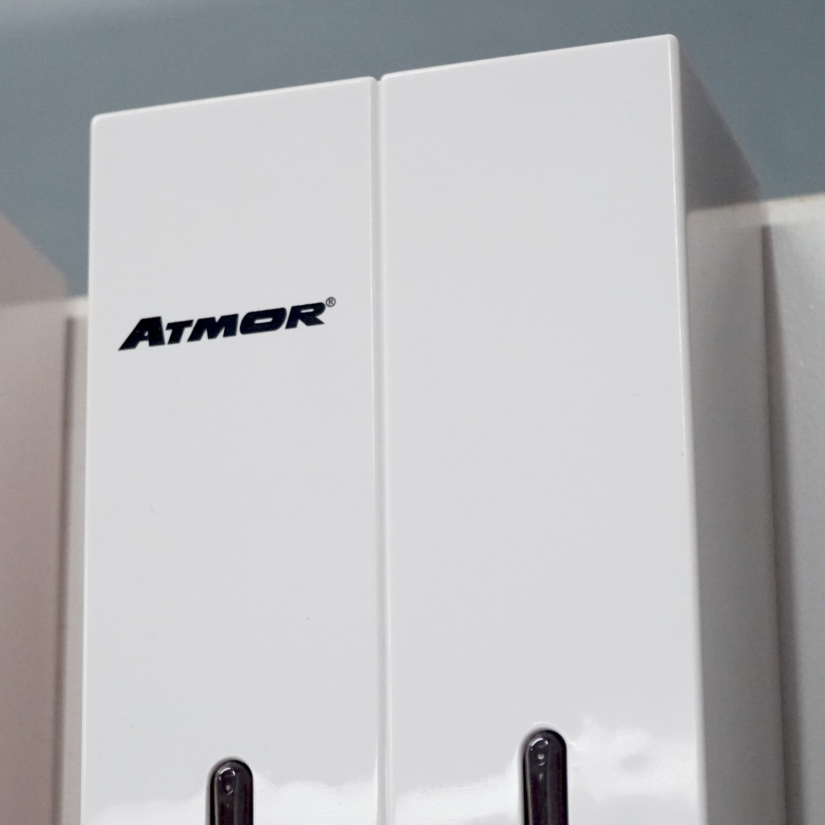 Hộp nhấn xà phòng đôi 500mlx2 ATMOR DH-700-2W (DH7002W)