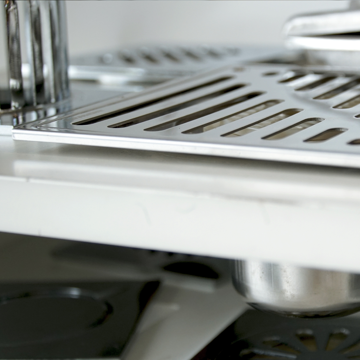 Phễu thoát sàn 15x15cm inox 304 Ø90 ATMOR HA01