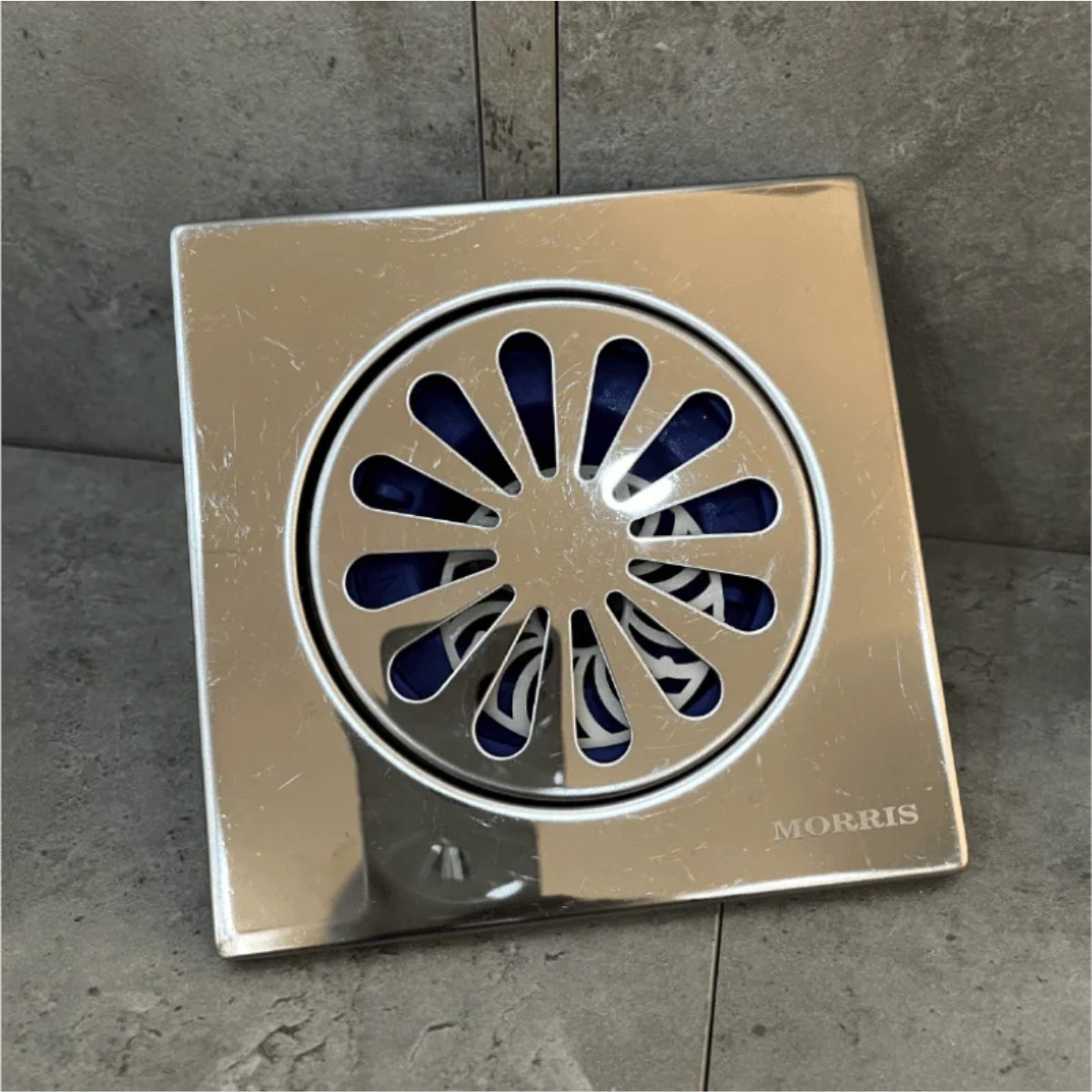 Xả lọc rác inox 12x12cm ATMOR M8106