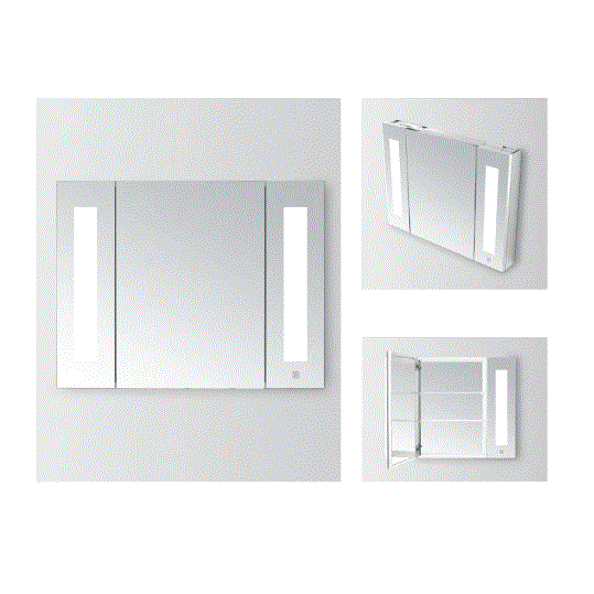 Tủ gương phòng tắm size 90x70cm ATMOR YSJ-A10 (YSJA10)