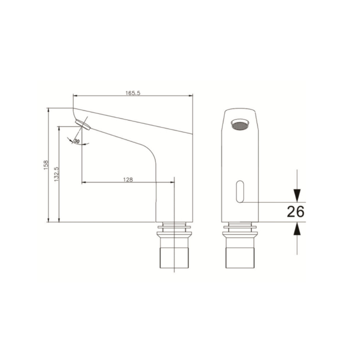Vòi lavabo cảm ứng ATMOR AT-2361(AC/DC)