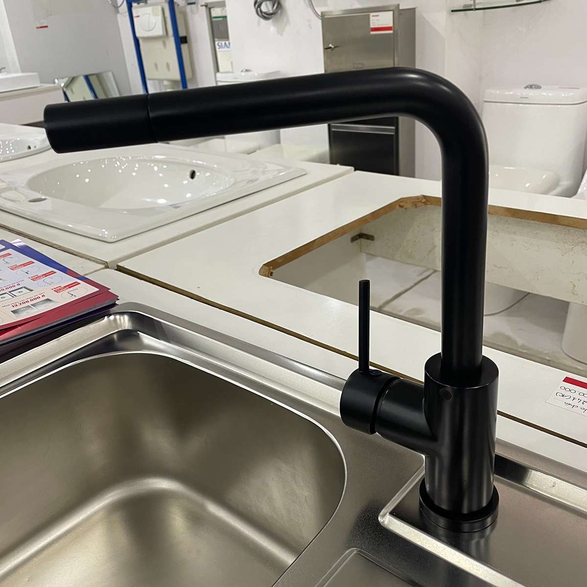 Vòi rửa chén nóng lạnh ATMOR AT130040SH