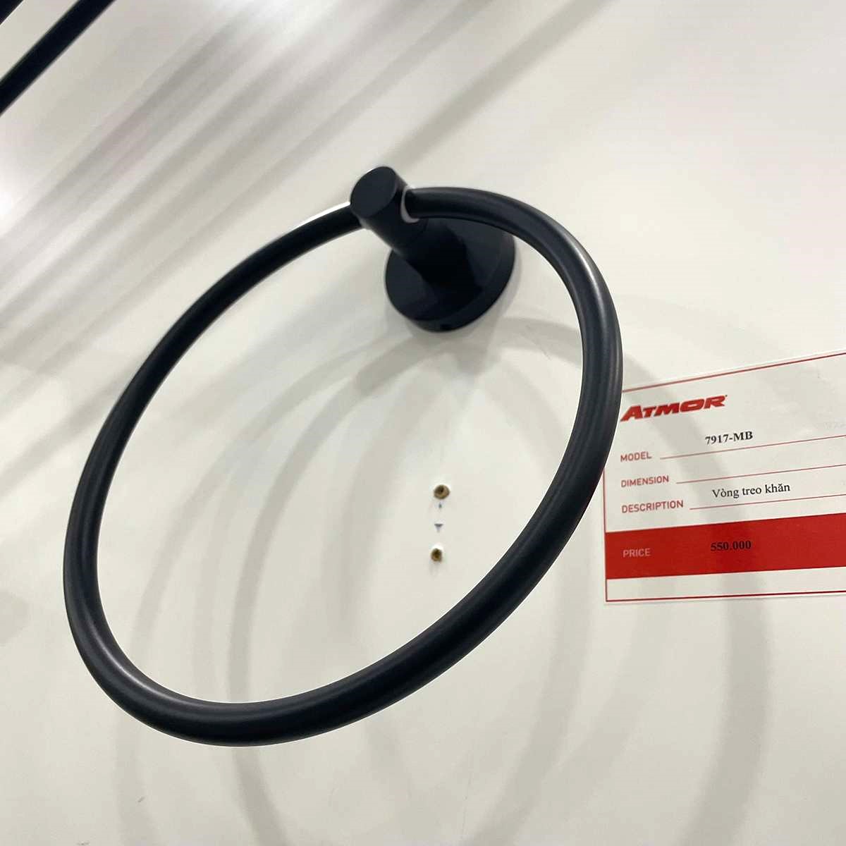 Vòng treo khăn ATMOR 7917-MB (7917MB)