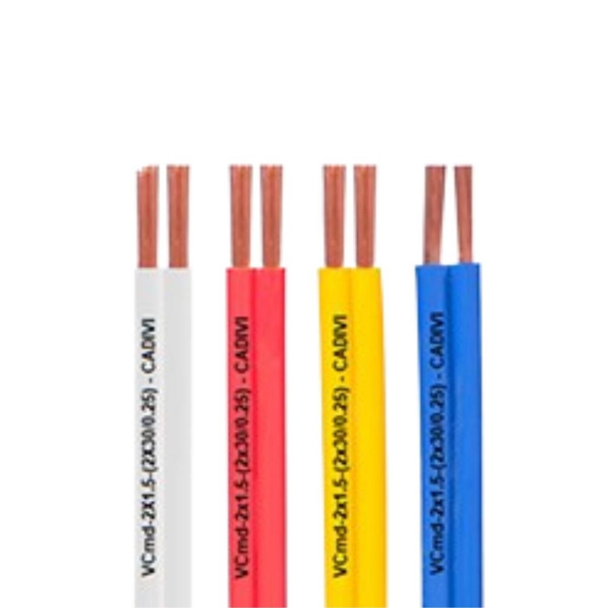 Dây đồng đôi mềm dẹt bọc PVC Cadivi VCmd/LF - 0,6/1kV-(90) không chì 90ºC