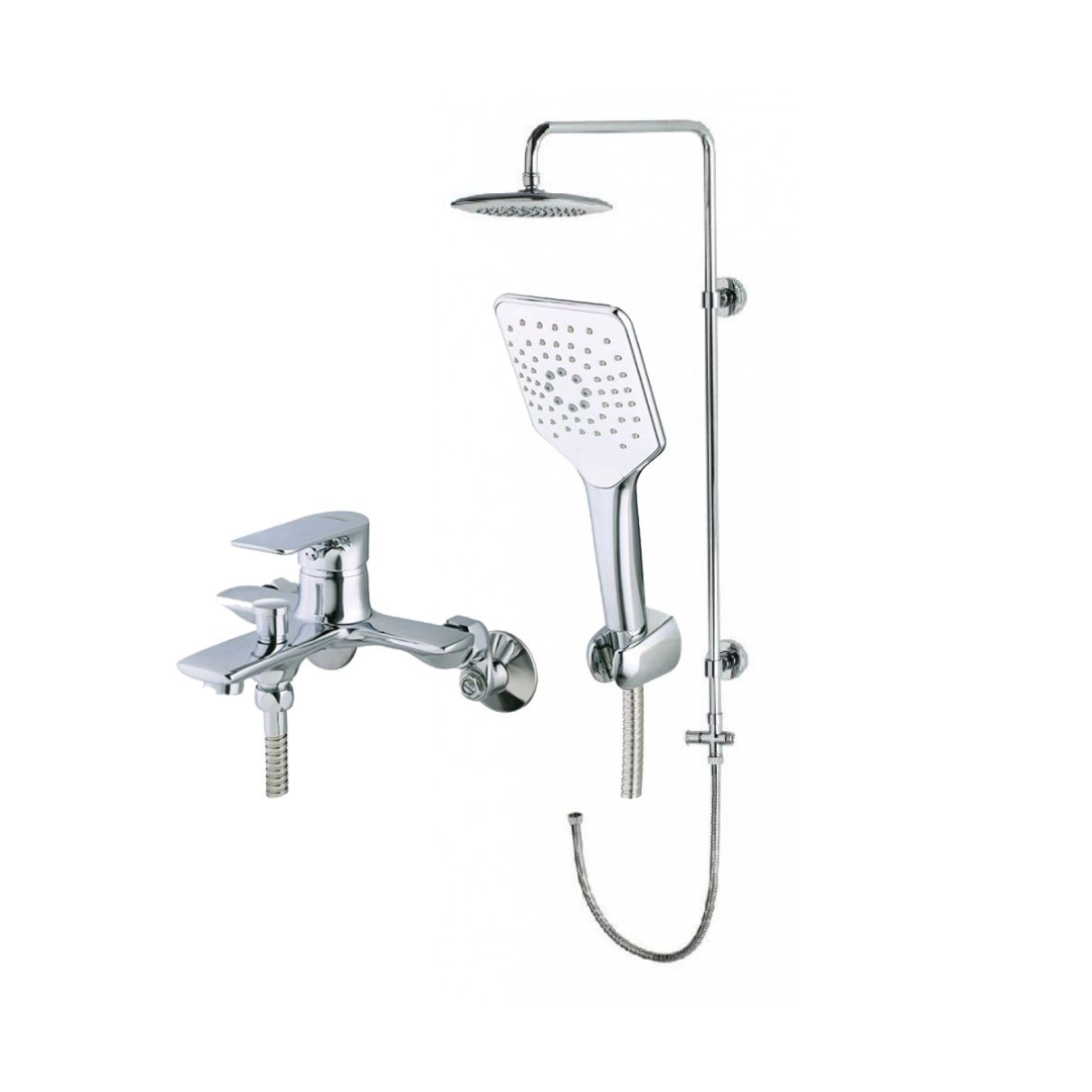 Bộ sen tắm cây nóng lạnh Caesar BS125+S773C