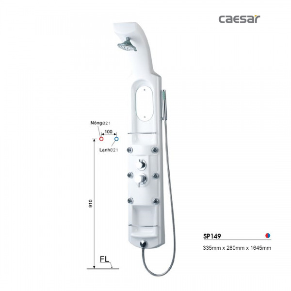 Sen thuyền nóng lạnh Caesar SP149