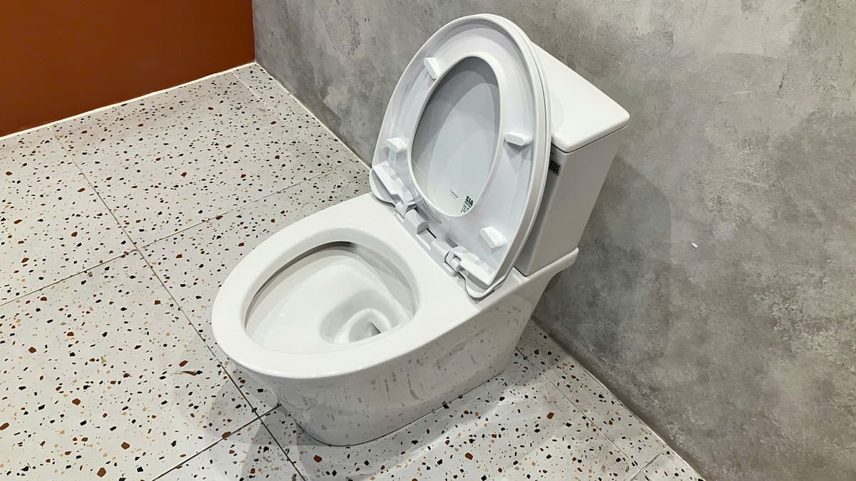 Bồn cầu 2 khối CAESAR CD1342 nắp đóng êm