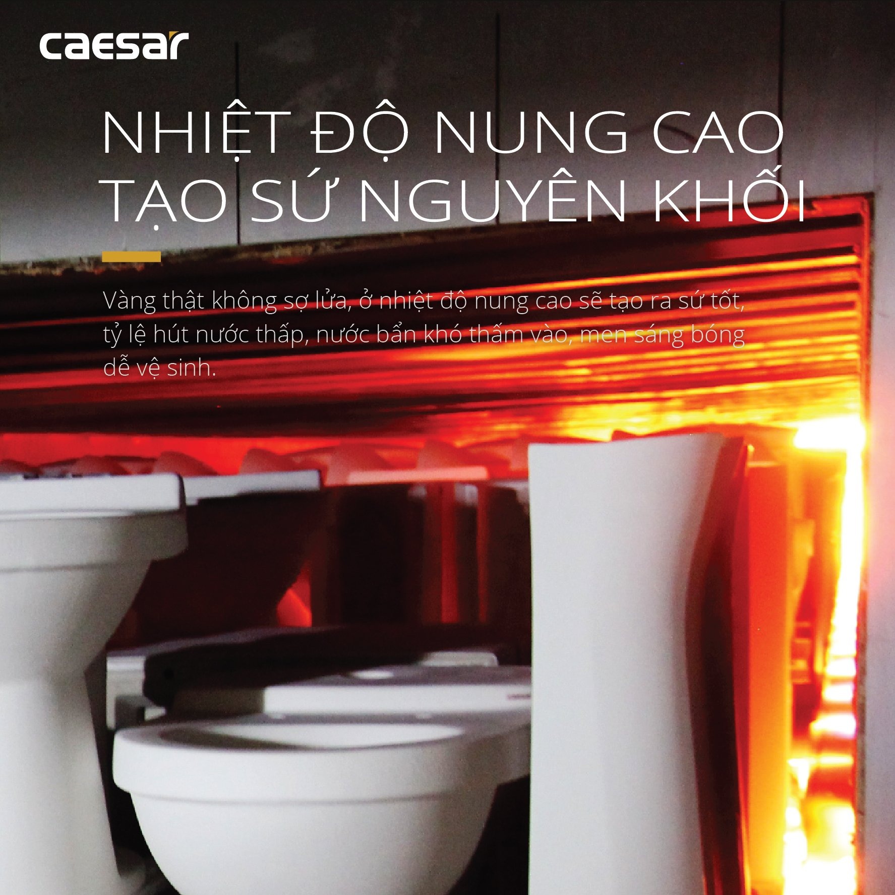 Bồn cầu 2 khối Caesar CD1345 nắp êm