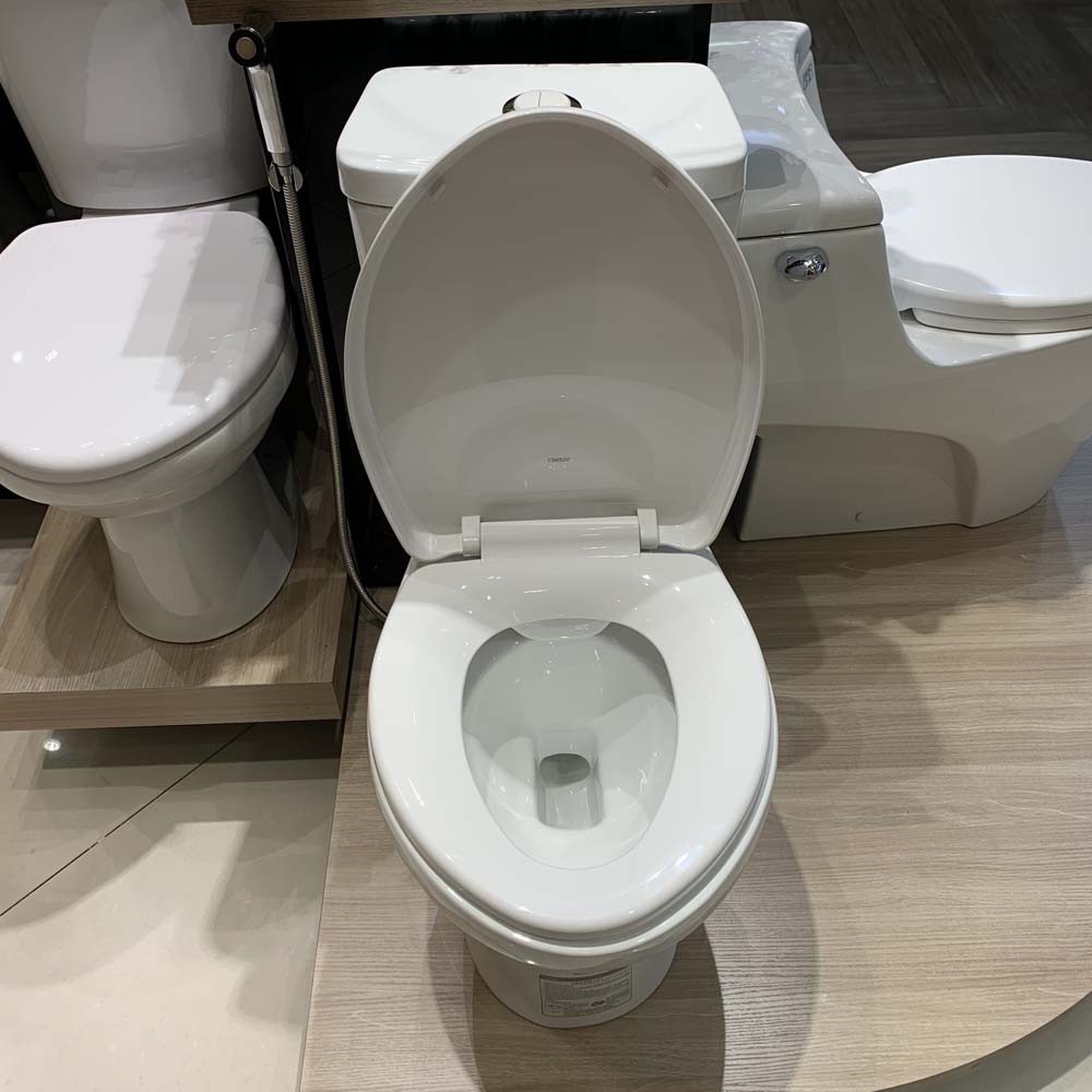 Bồn cầu 2 khối Caesar CDS1325 nắp êm