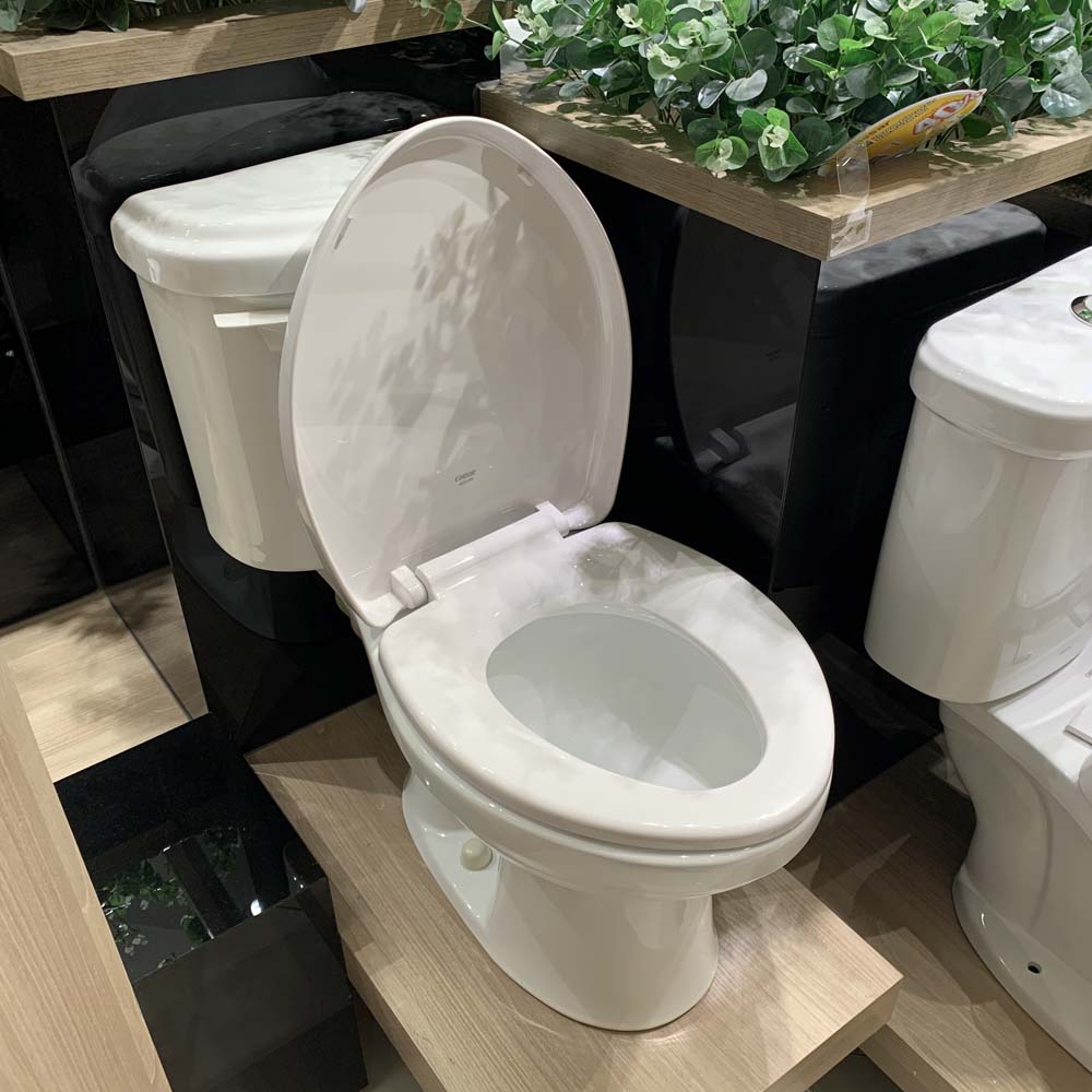 Bồn cầu 2 khối Caesar CPT1332 nắp thường