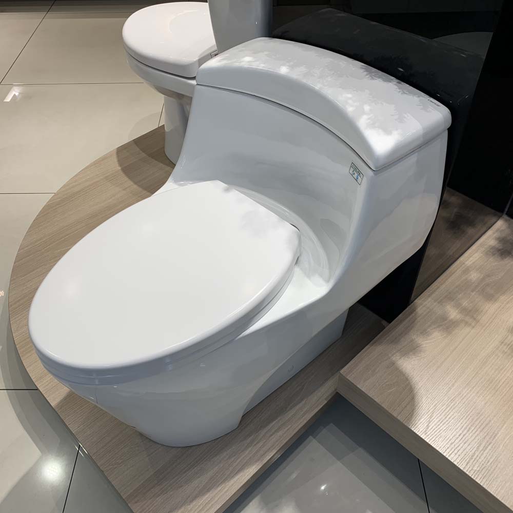 Bồn cầu 1 khối Caesar C1353 nắp êm