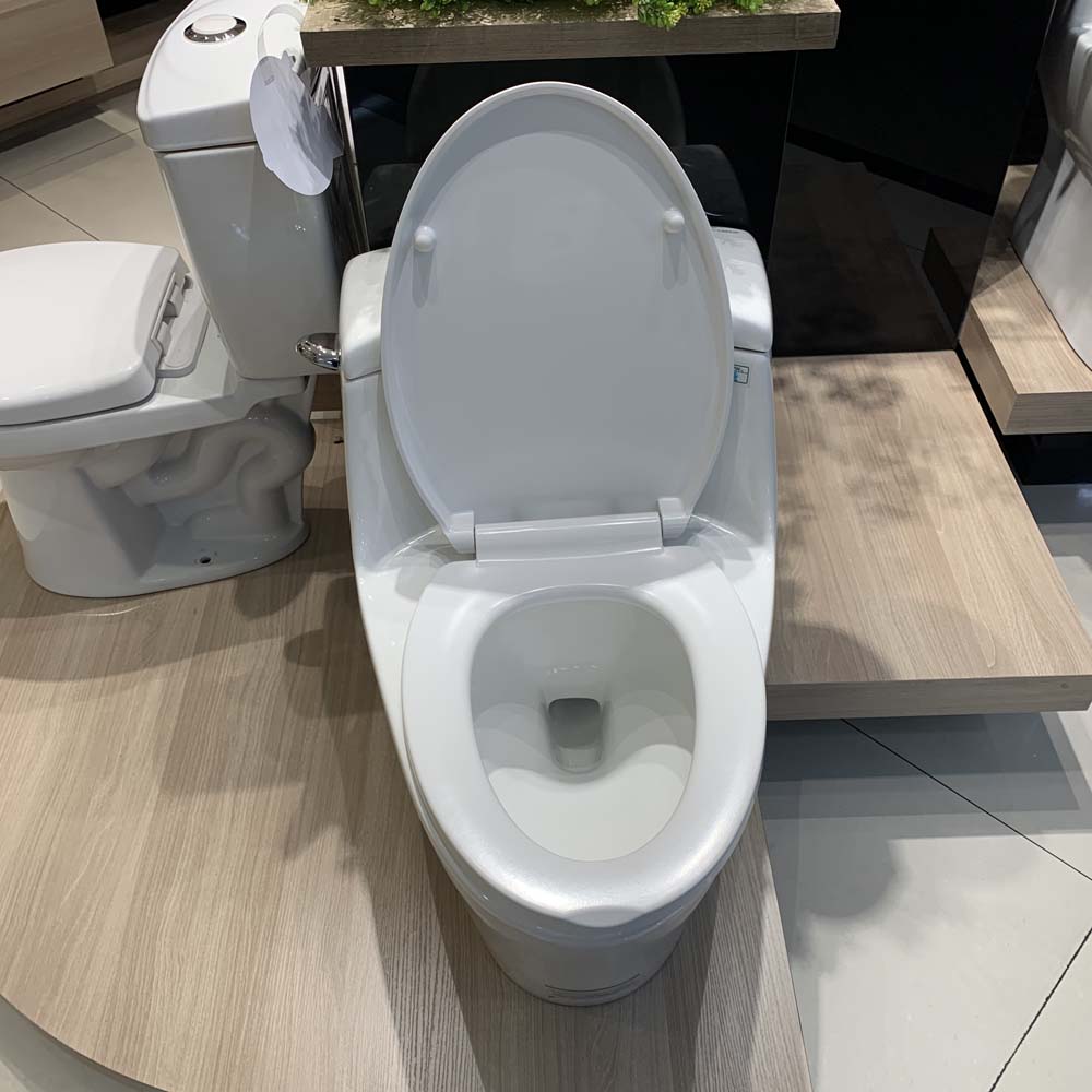 Bồn cầu 1 khối Caesar C1353 nắp êm