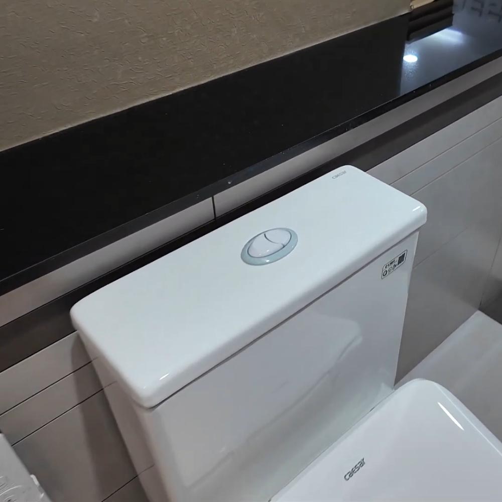 Bồn cầu 1 khối nắp điện tử Caesar C1391F+TAF710H