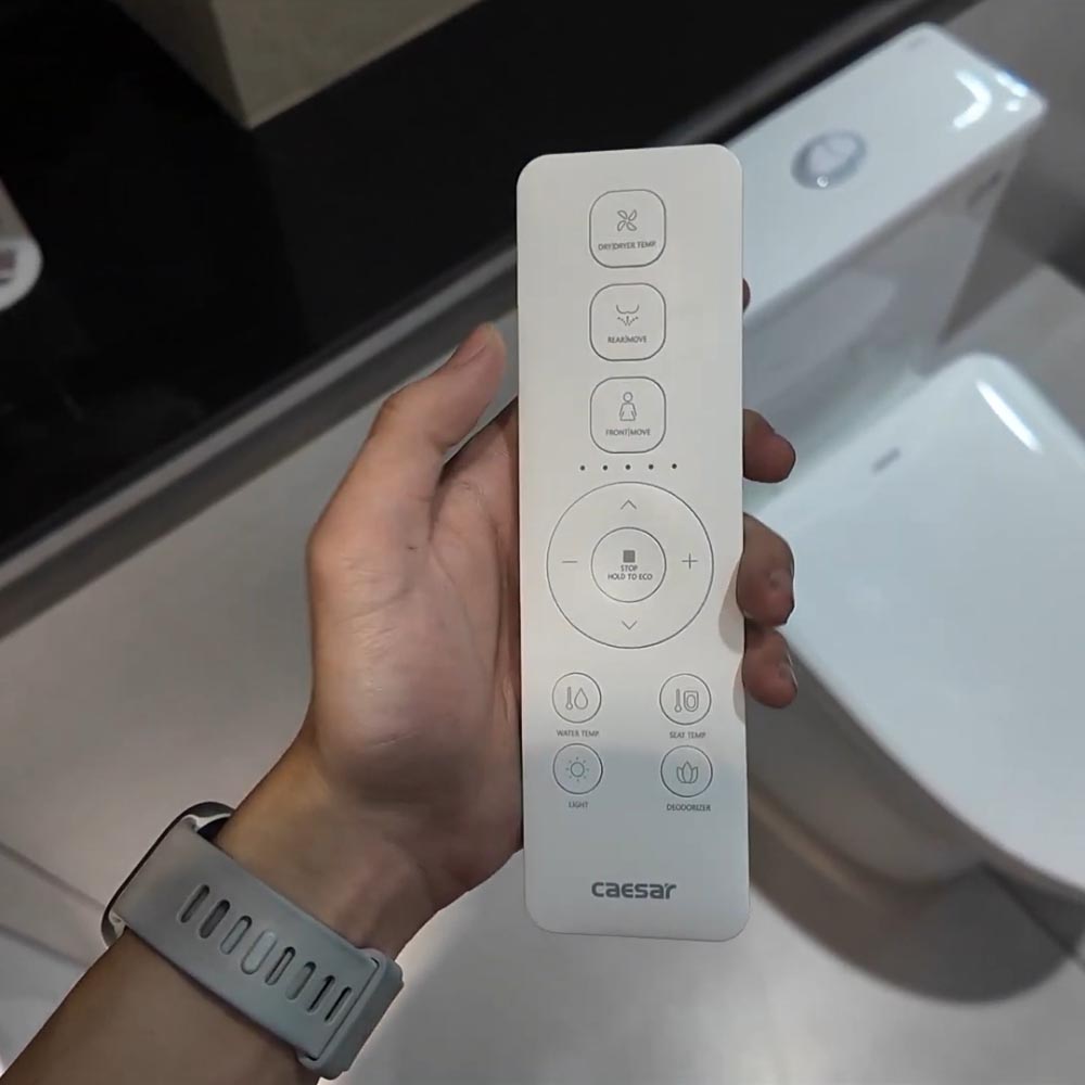 Bồn cầu 1 khối nắp điện tử Caesar C1391F+TAF710H