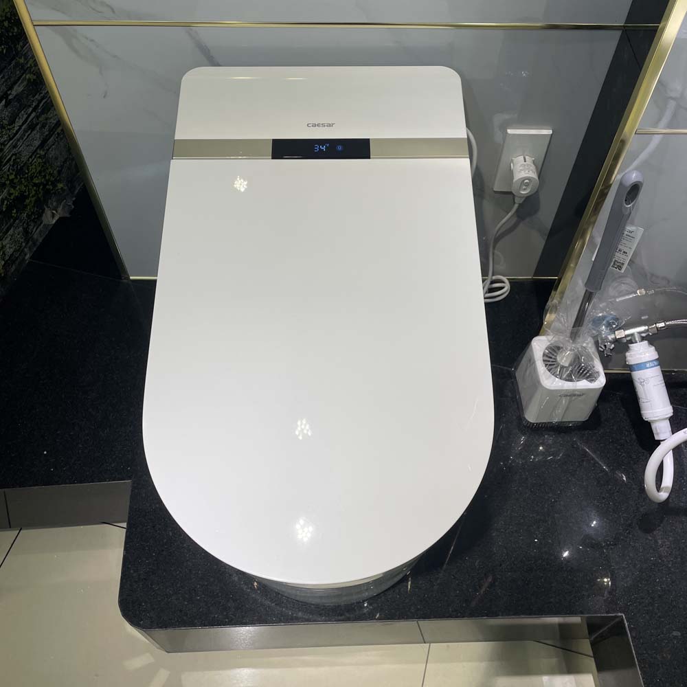 Bồn cầu điện tử thông minh Caesar CA1389H