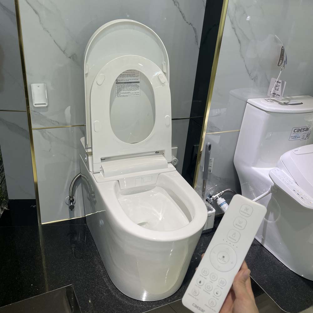 Bồn cầu điện tử thông minh Caesar CA1389H