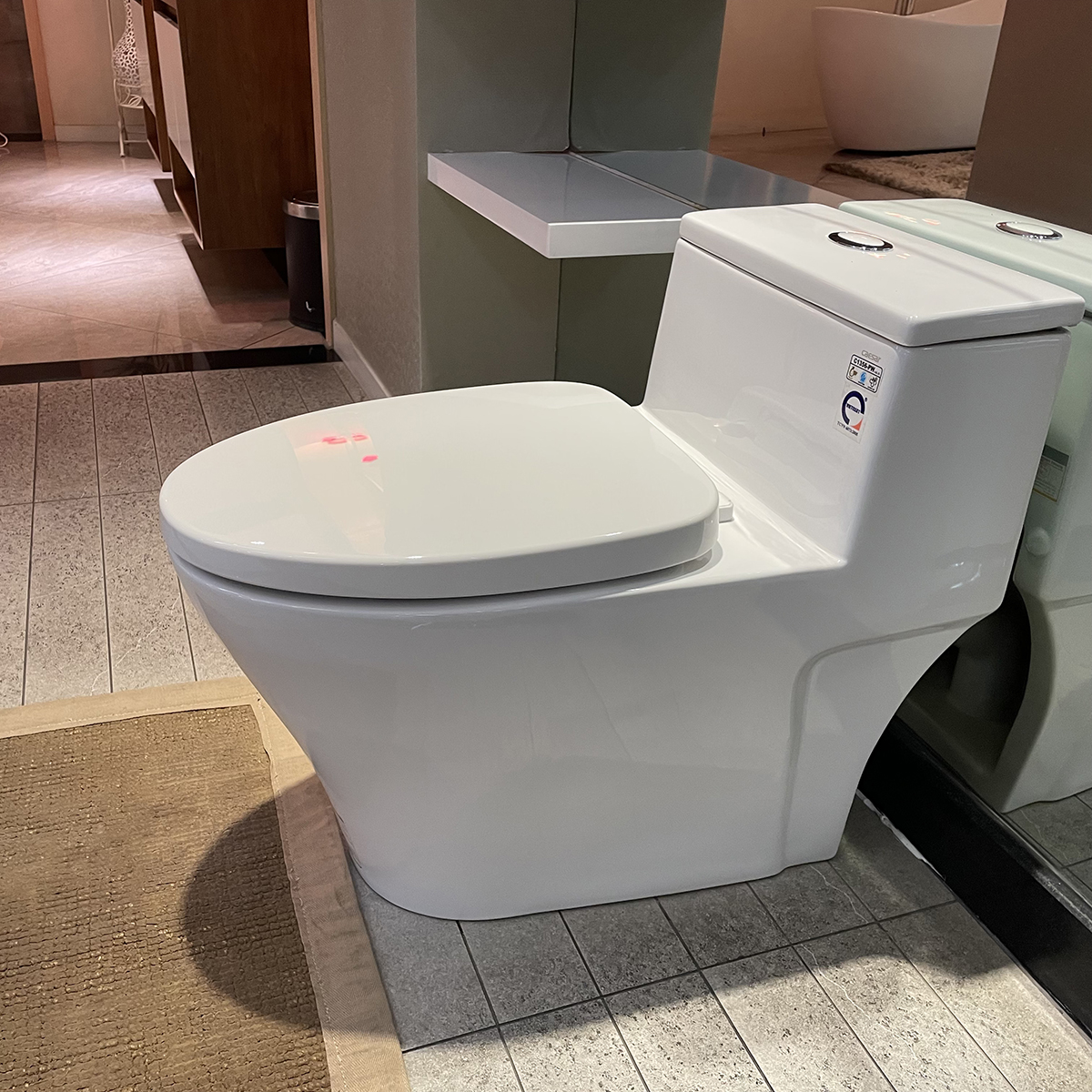 Bồn cầu 1 khối Caesar C1356 (CD1356) nắp đóng êm