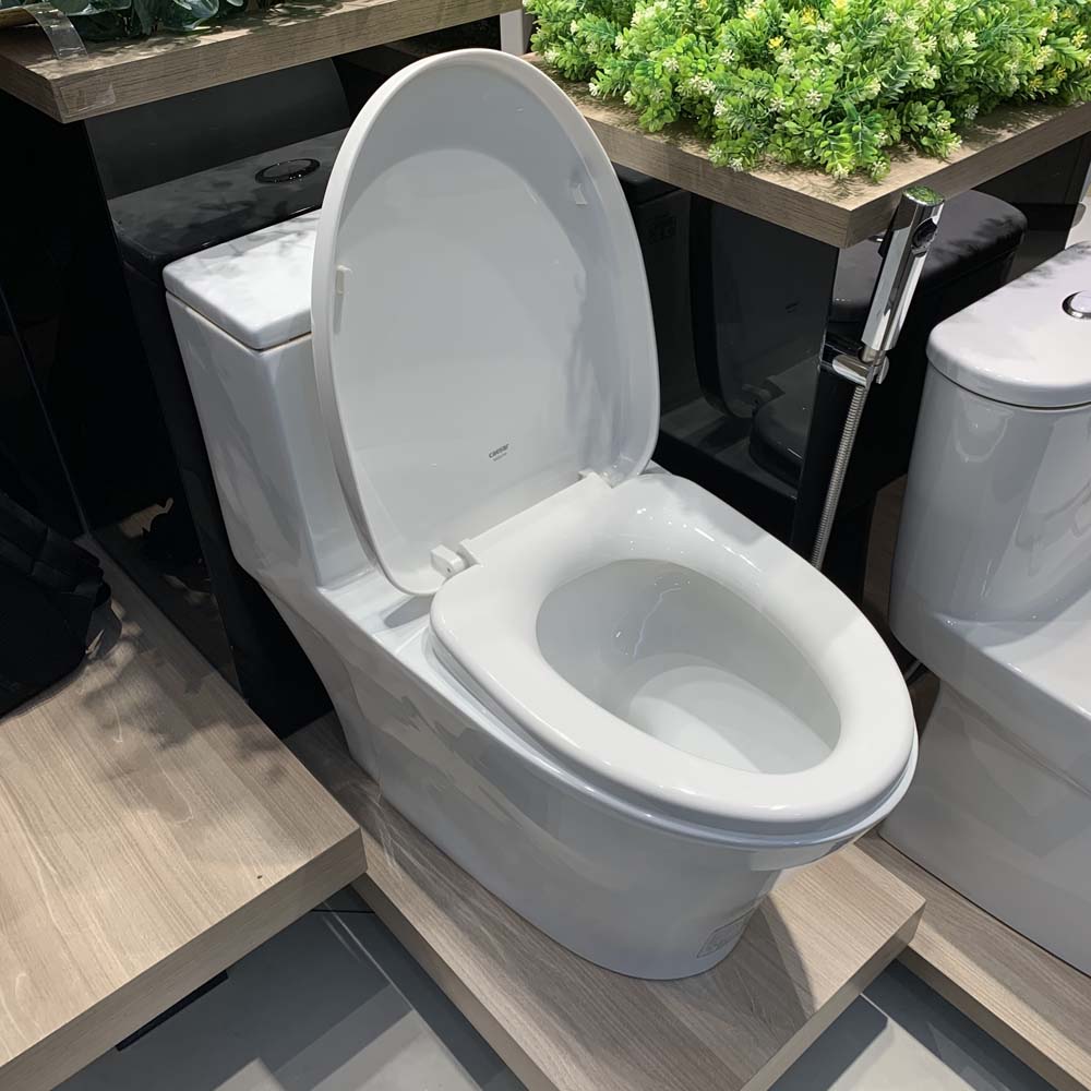 Bồn cầu 1 khối Caesar C1356 (CD1356) nắp đóng êm