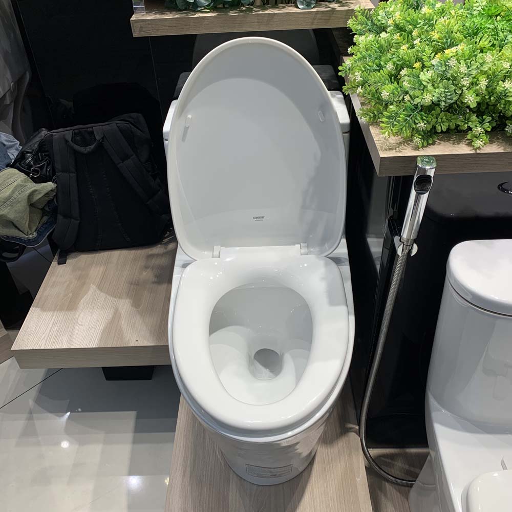 Bồn cầu 1 khối Caesar C1356 (CD1356) nắp đóng êm