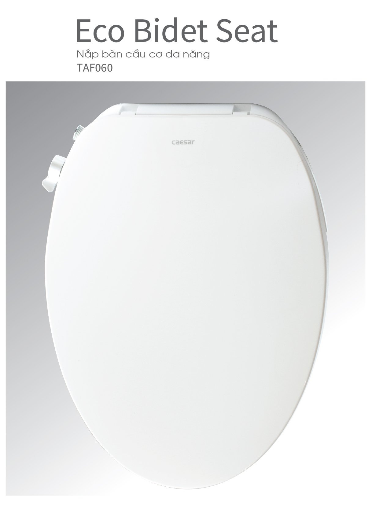 Bồn cầu 1 khối nắp rửa cơ Caesar C1353F + TAF060 (C1353+TAF060)