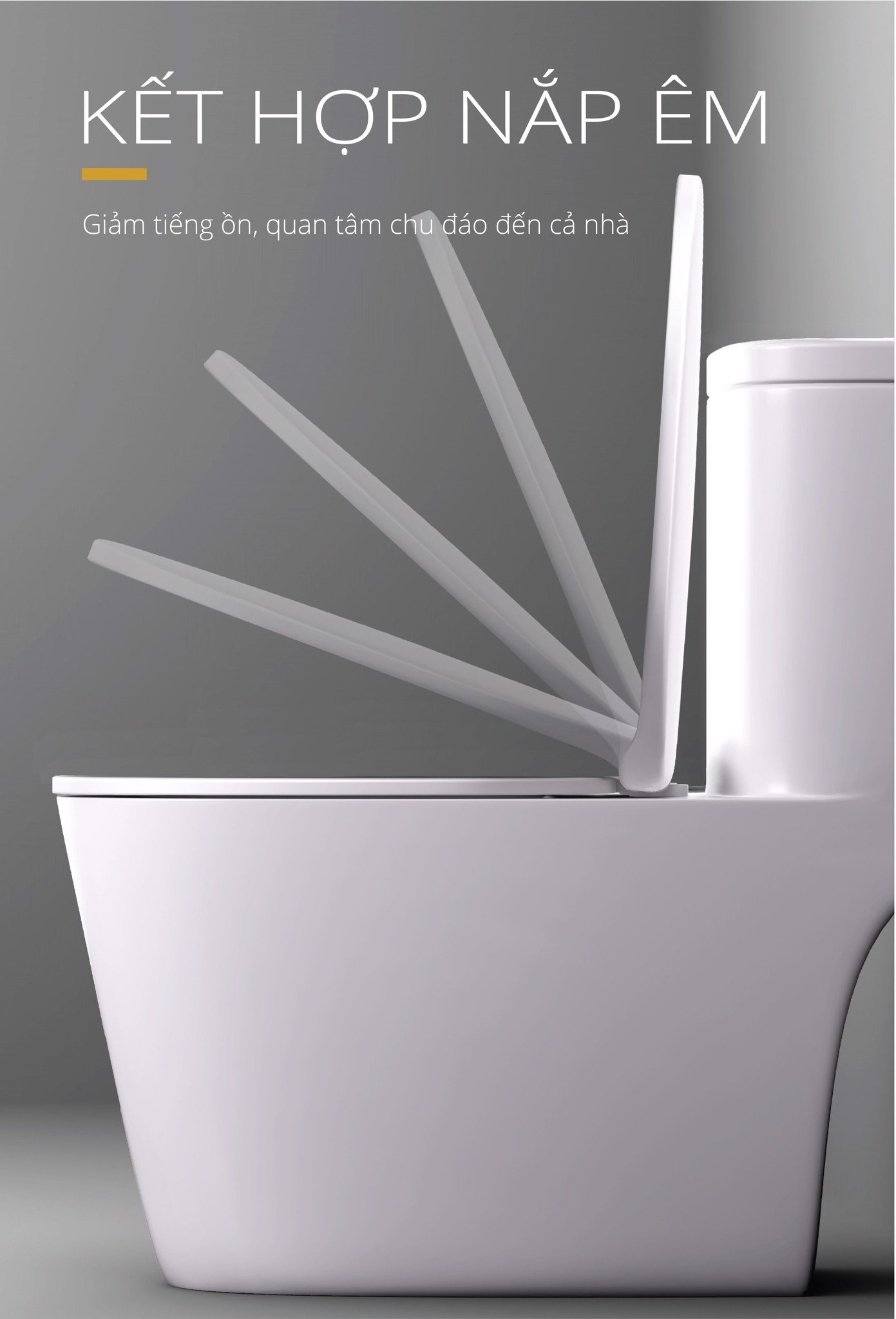 Bồn cầu 1 khối nắp rửa cơ Caesar C1364F + TAF060 (CD1364+TAF060)