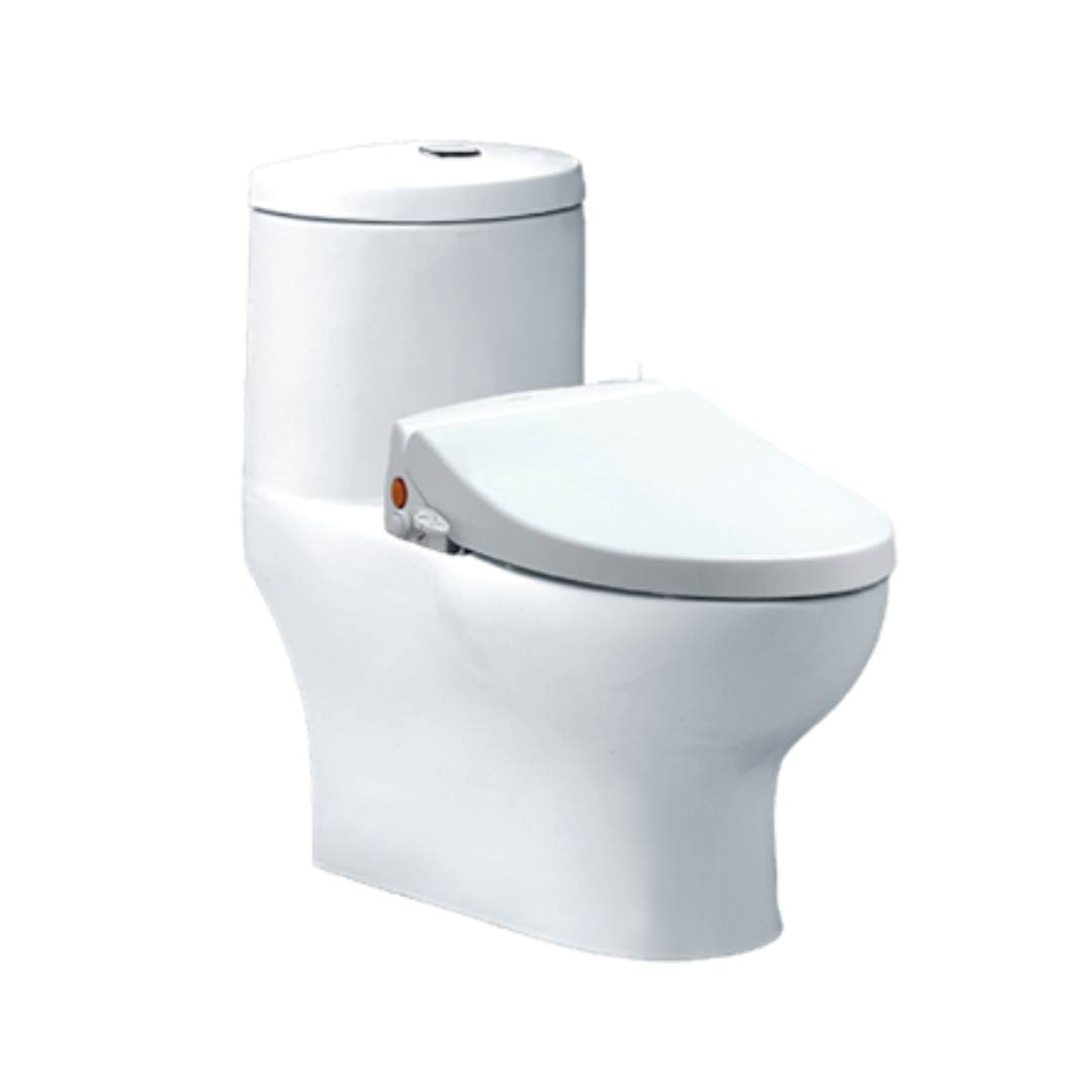 Bồn cầu 1 khối nắp rửa cơ Caesar CD1375+TAF050