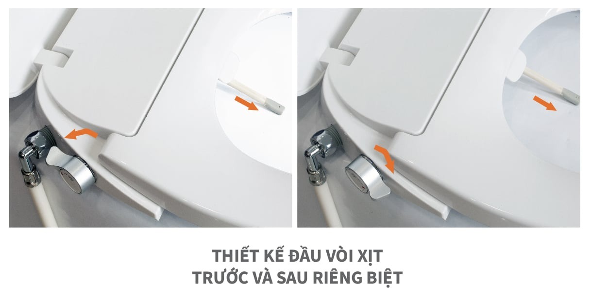 Bồn cầu 1 khối nắp rửa cơ Caesar C1375F + TAF060 (CD1375+TAF060)