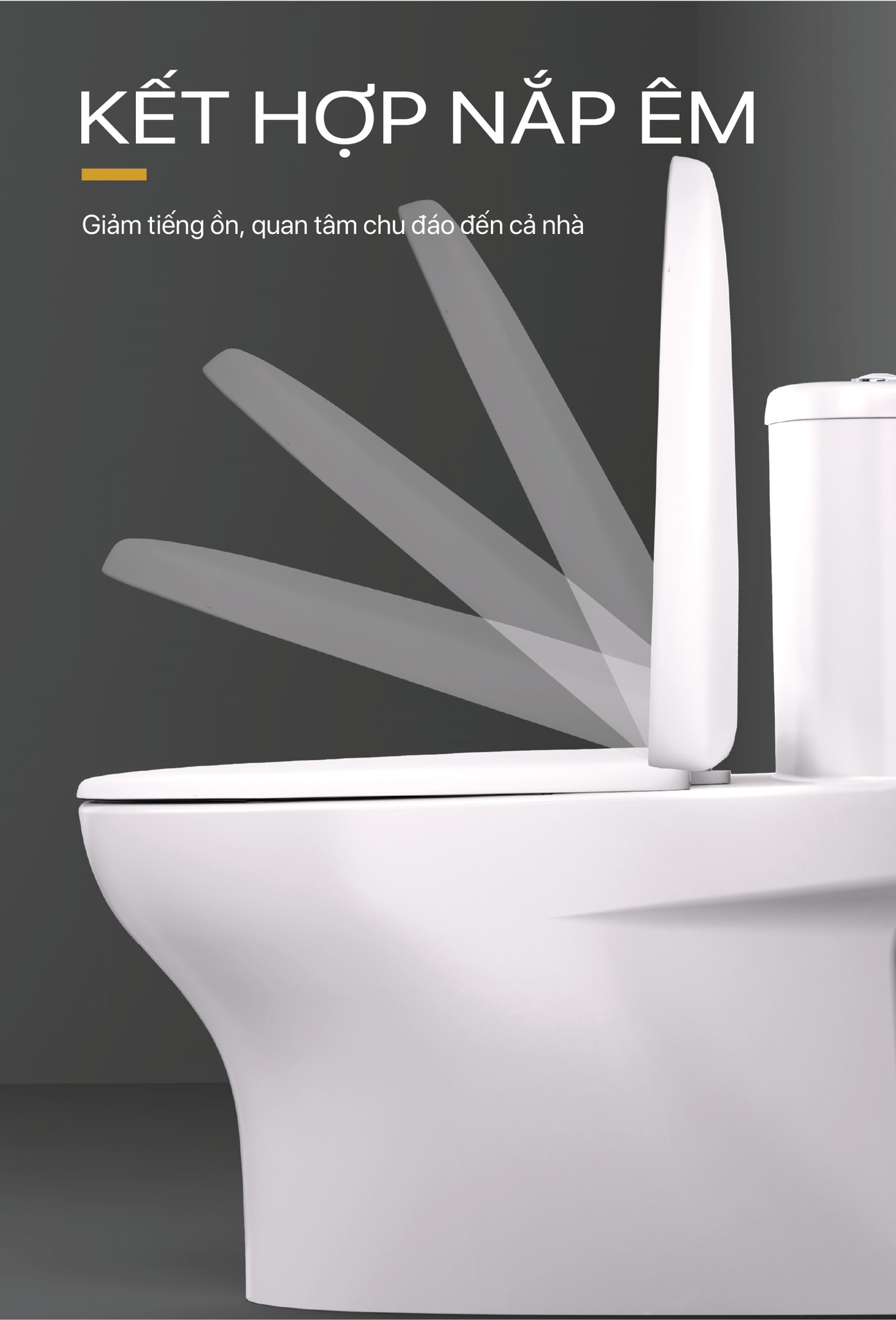 Bồn cầu 1 khối nắp rửa cơ Caesar C1394F + TAF060 (CD1394+TAF060)