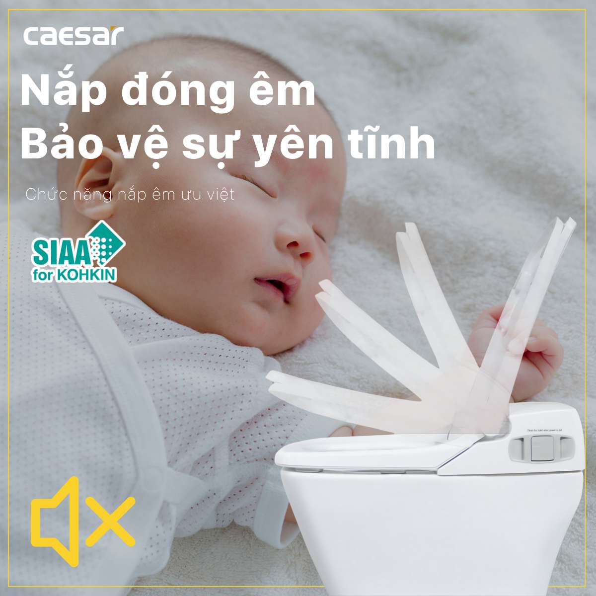 Bồn cầu điện tử thông minh Caesar CA1380H