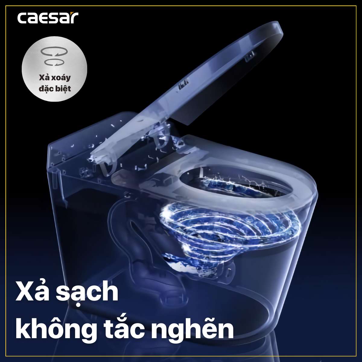 Bồn cầu điện tử thông minh Caesar CA1380H