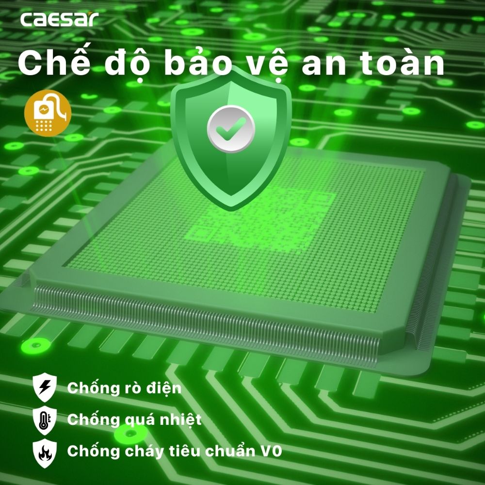 Bồn cầu 2 khối nắp điện tử Caesar CD1342 + TAF710H