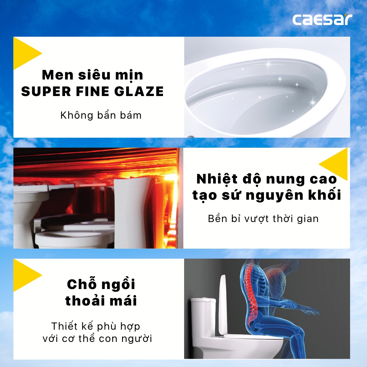 Bồn cầu 1 khối nắp điện tử Caesar C1394F + TAF400H (CD1394+TAF400H)
