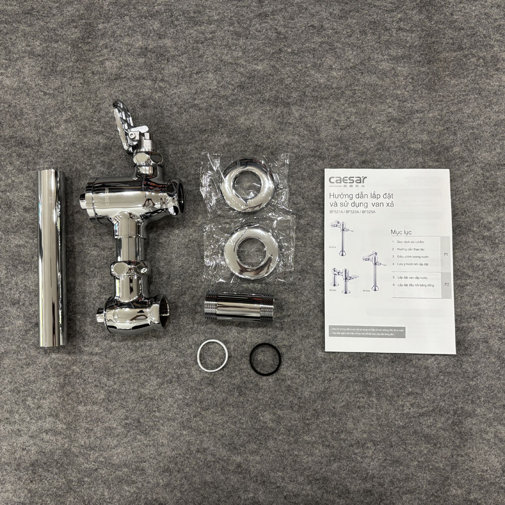 Bộ xả gạt tay bồn cầu Caesar BF525