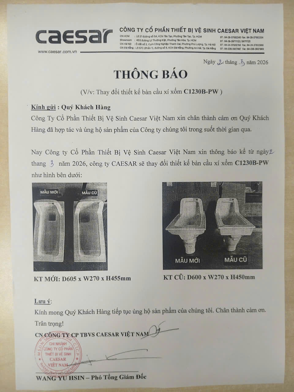 Bồn cầu xí xổm Caesar C1230