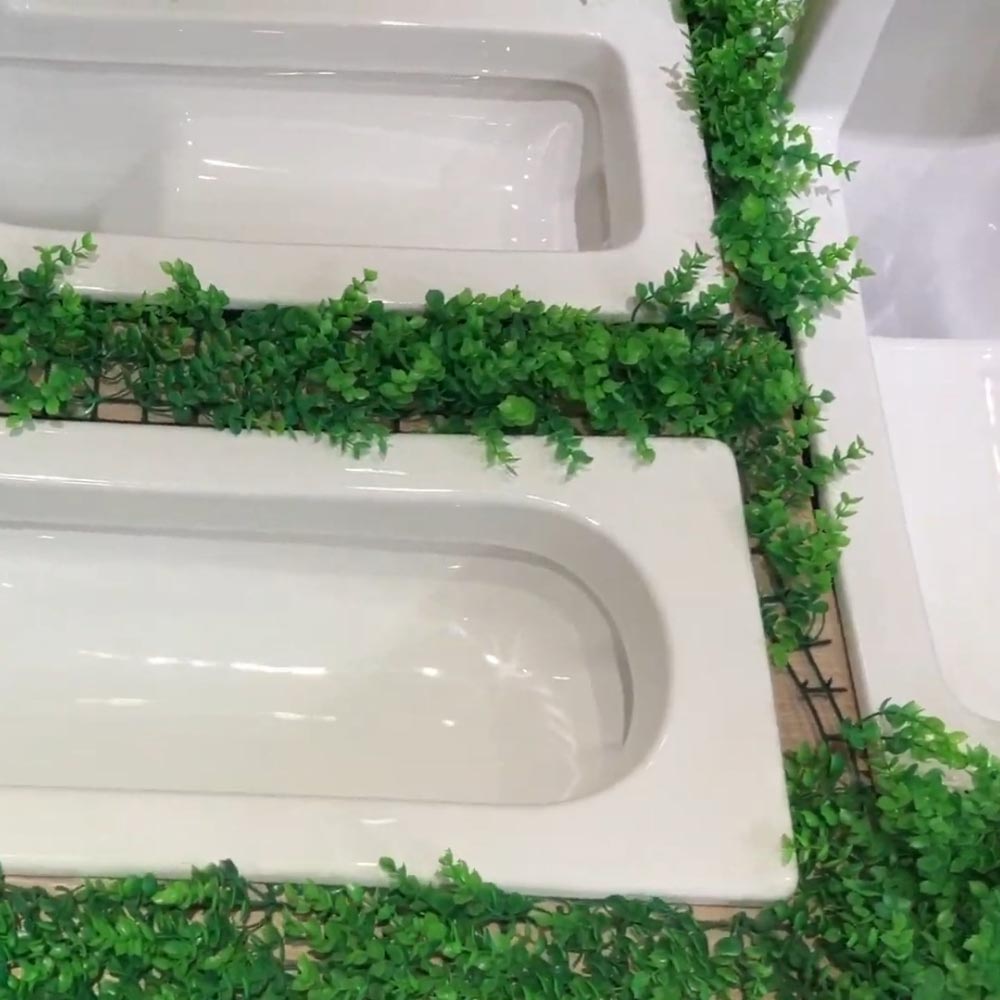 Bồn cầu xí xổm Caesar C1280