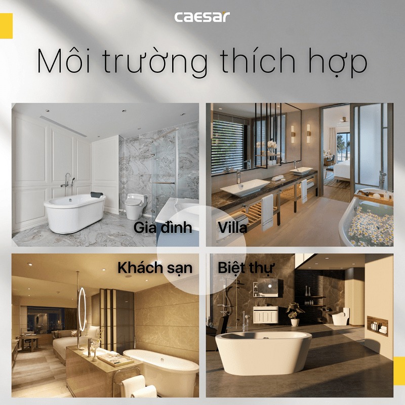 Bồn tắm chân yếm 1m7 Caesar AT0170L(R)