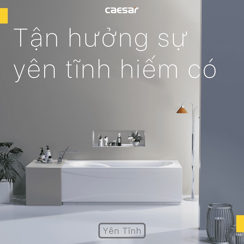 Bồn tắm chân yếm 1m7 Caesar AT0170L(R)