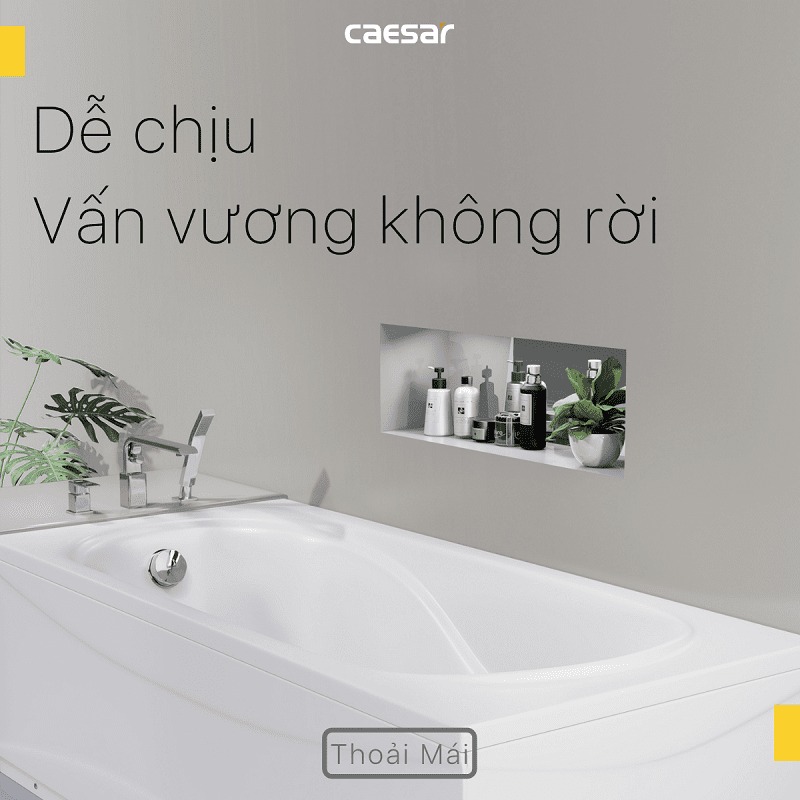 Bồn tắm chân yếm 1m7 Caesar AT0170L(R)