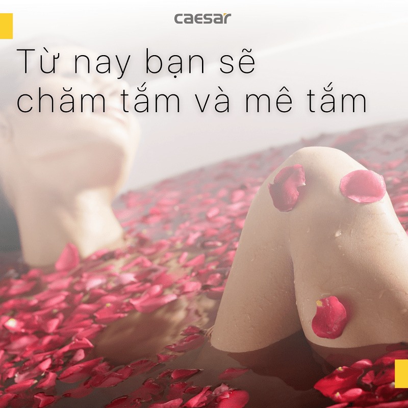 Bồn tắm chân yếm 1m7 Caesar AT0170L(R)
