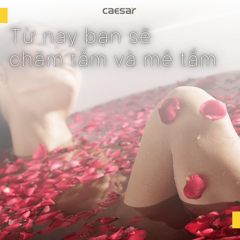 Bồn tắm chân yếm 1m7 Caesar AT0370L(R)