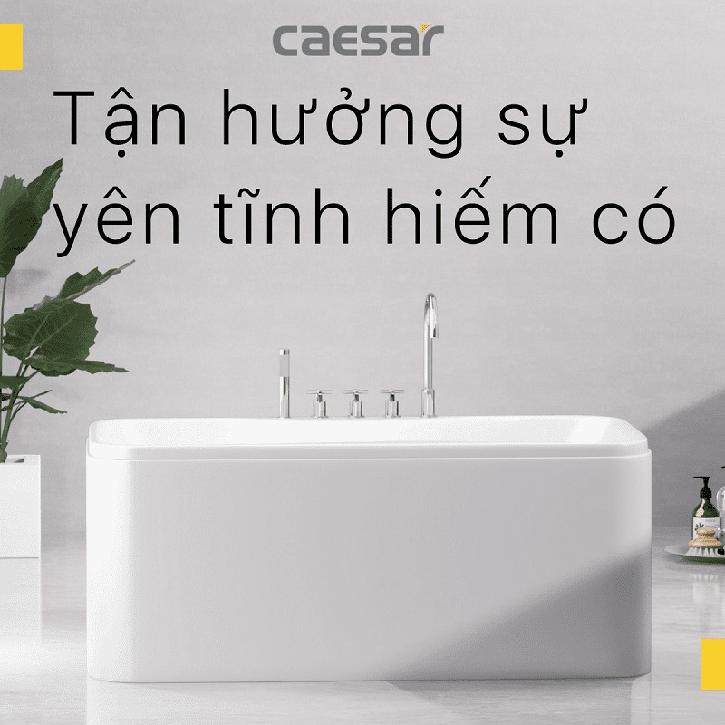 Bồn tắm lập thể 1m4 Caesar AT0950