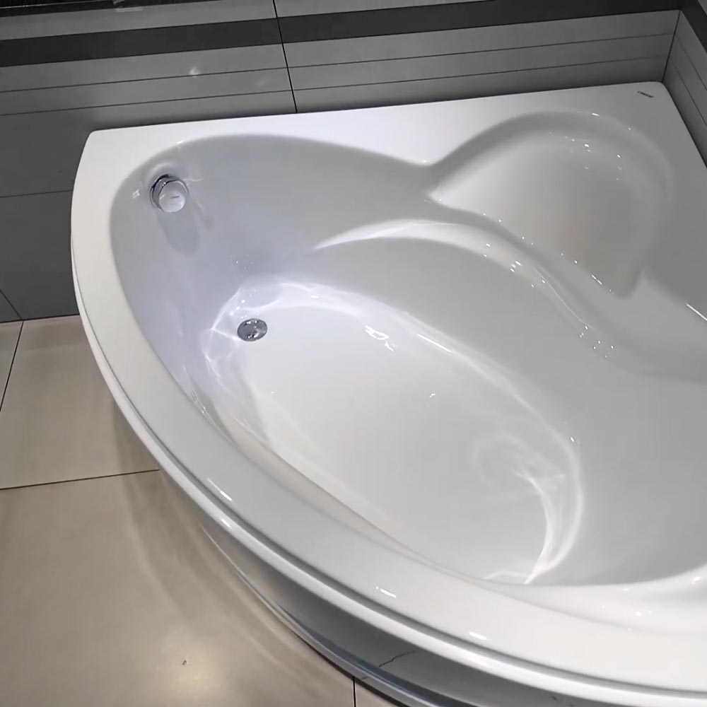 Bồn tắm chân yếm 1m2 đặt góc Caesar AT5120