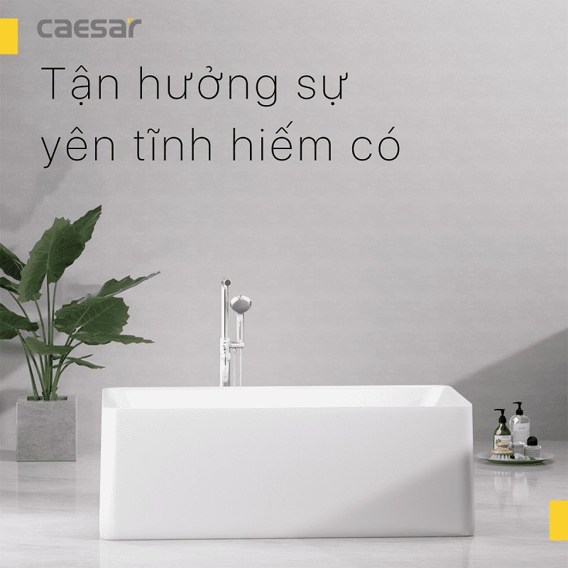 Bồn tắm chân yếm 1m5 Caesar AT6250