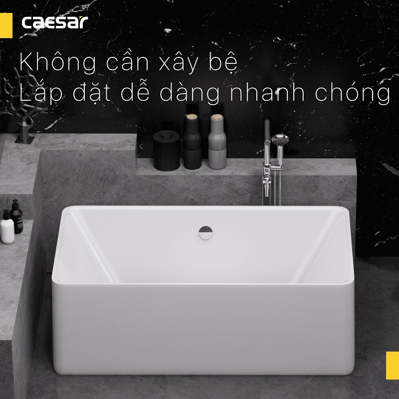 Bồn tắm chân yếm 1m5 Caesar AT6250