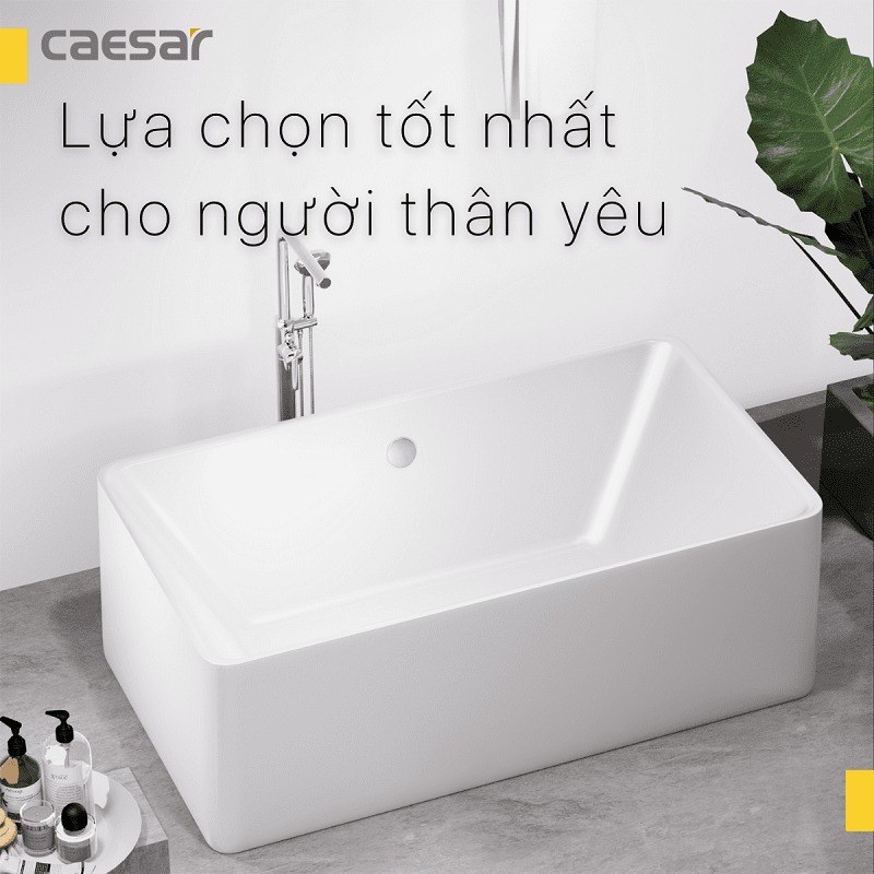 Bồn tắm chân yếm 1m5 Caesar AT6250