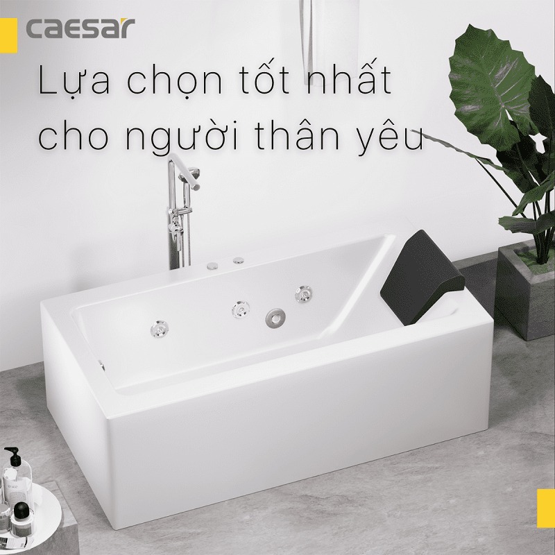 Bồn tắm massage đèn Caesar MT0660C